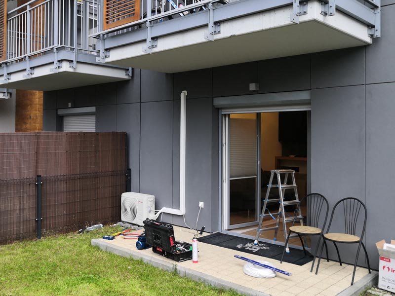 Instalacja klimatyzatora w domku jednorodzinnym w Chrzanowie